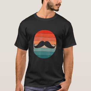 Camiseta Mustache Retro Style Vintage
