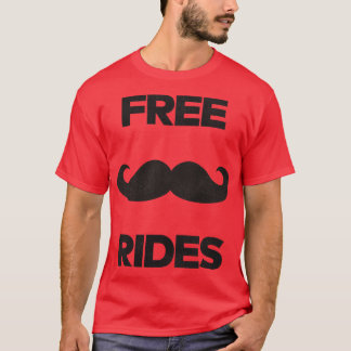 Camiseta Mustache Rides gratis