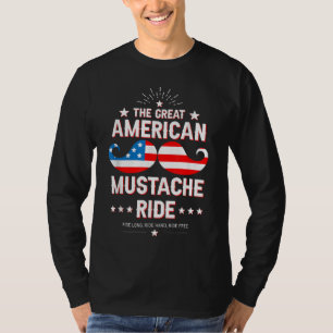 Camiseta Mustache Rides Presents