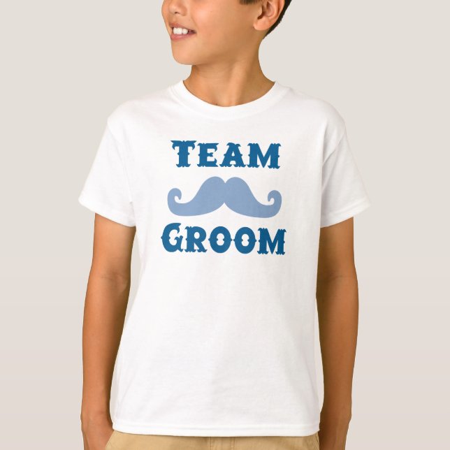 Camiseta Mustache Team Groom (Anverso)