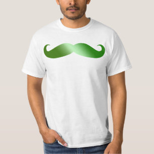 Camiseta Mustache verde