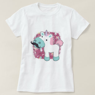 Camiseta ¡Mustachio Unicornio!