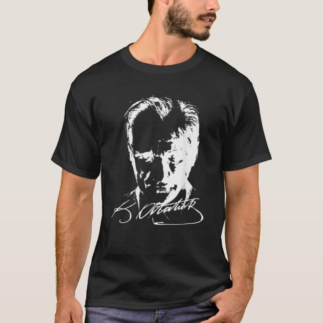 Camiseta Mustafa Kemal Ataturk padre de Turquía (Anverso)