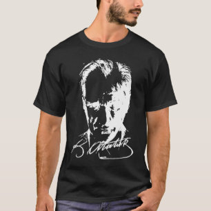 Camiseta Mustafa Kemal Atatürk padre de Turquía blanco