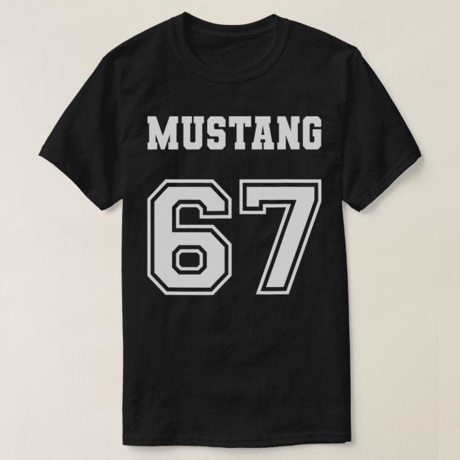 Camiseta Mustang 67 1967 (Diseño del anverso)