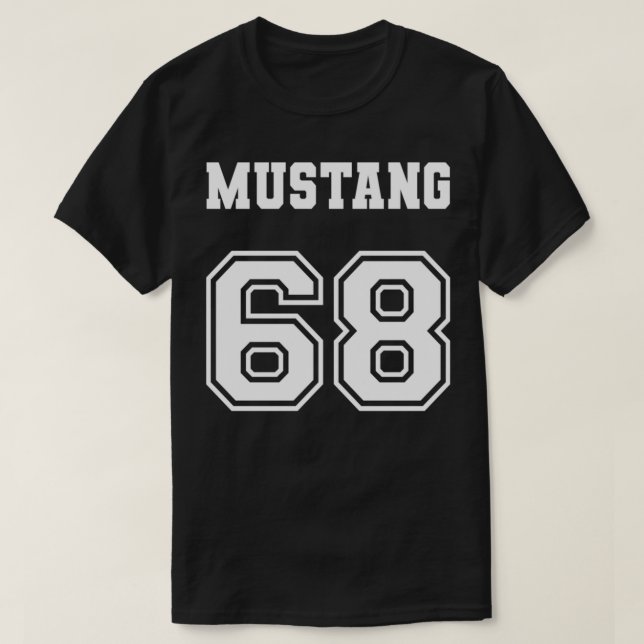 Camiseta Mustang 68 1968 (Diseño del anverso)
