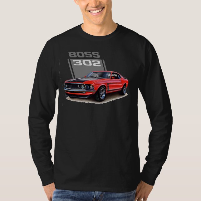 Camiseta Mustang Boss 302 (Anverso)