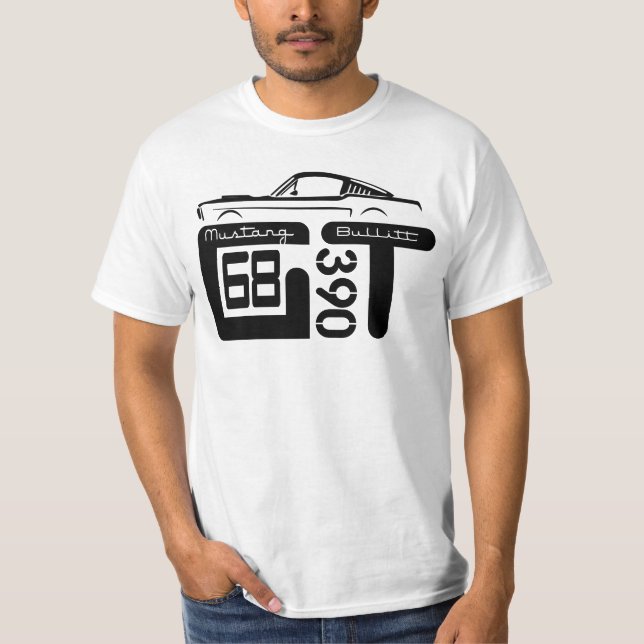 Camiseta  Mustang Bullitt T-Shirt (Anverso)