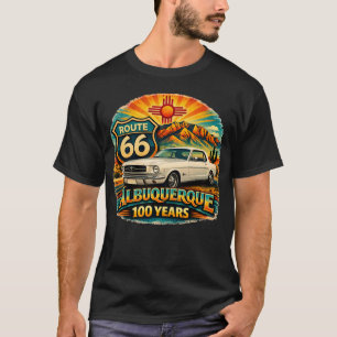 Camiseta Mustang Centenario de la Ruta 66
