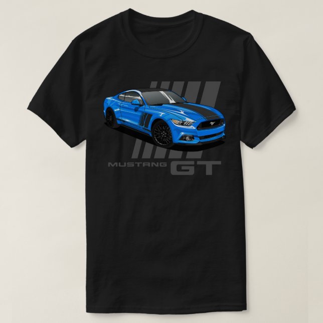 Camiseta Mustang GT (Diseño del anverso)