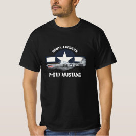 Camiseta Mustang P-51D norteamericano