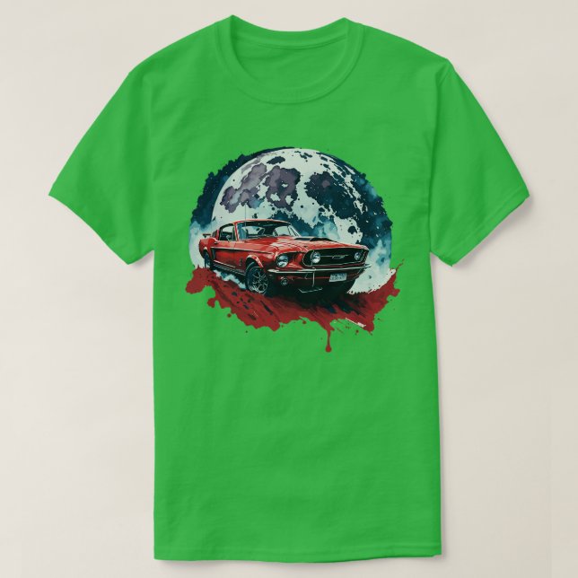 Camiseta Mustang Red Shelby (Diseño del anverso)