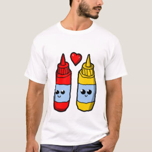 Camiseta Mustang y Ketchup enamorados
