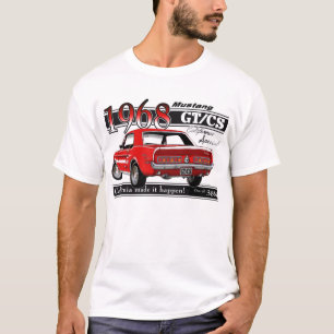 Camiseta Mustango 1968 de GTCS - el doble echó a un lado