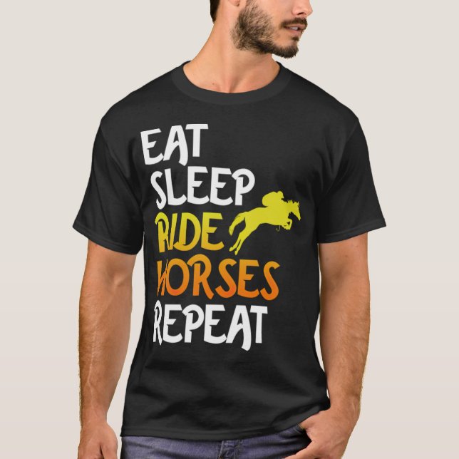 Camiseta Mustango de equitación (Anverso)