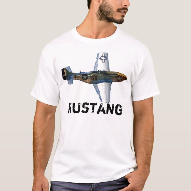 Camiseta Mustango de P-51D (Anverso)