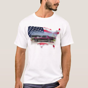 Camiseta Mustango sobre Flag.png americano
