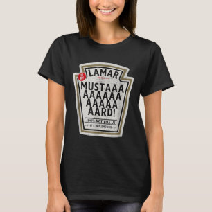 Camiseta Mustard Lamar Tv Off Usa tu gracioso mostaza