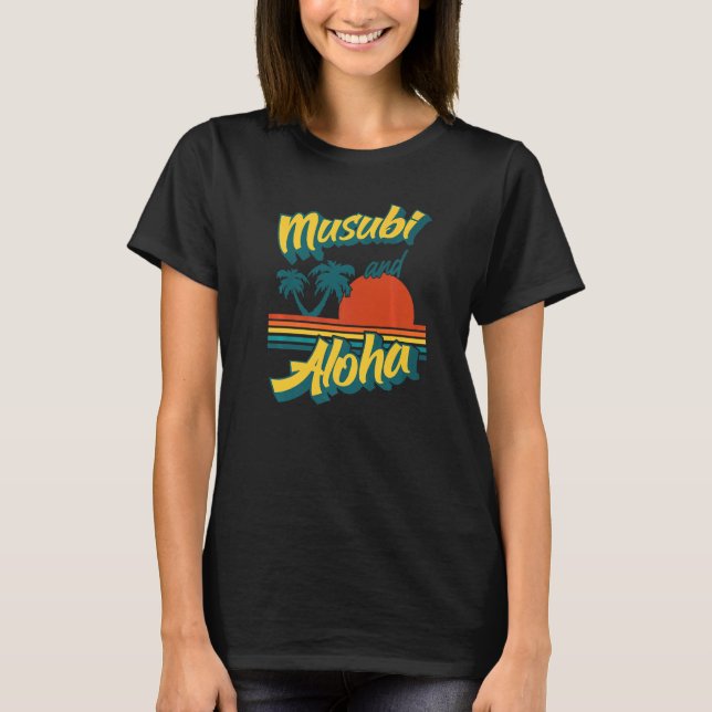 Camiseta Musubi Hawaii Retro Style Aloha (Anverso)