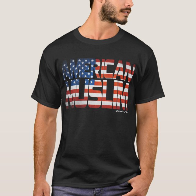 Camiseta Musulmanes americanos (Anverso)