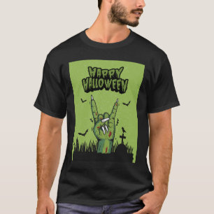 Camiseta Mutant Green Vibes: Happy Halloween