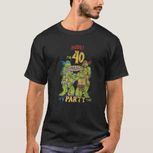 Camiseta Mutante adolescente Ninja Turtles 40 cumpleaños Pi