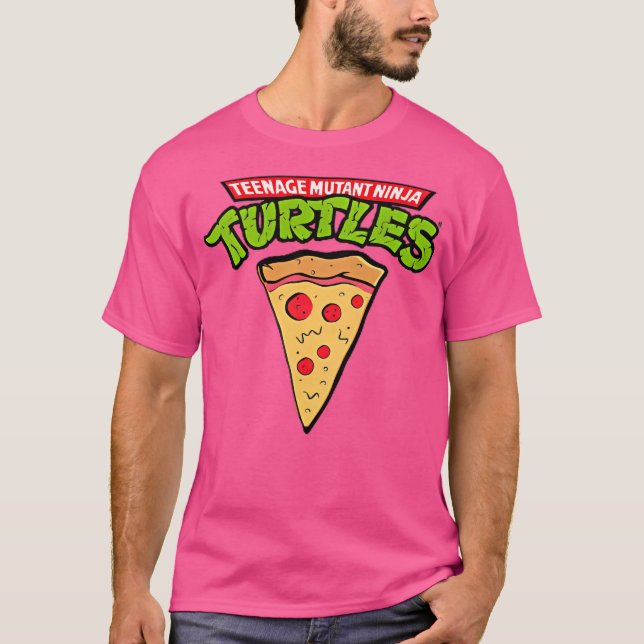 Camiseta Mutante adolescente Ninja Turtles Pizza Retro Clas (Anverso)