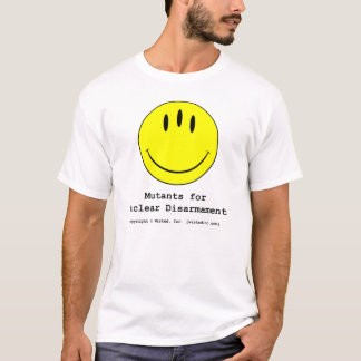 Camiseta Mutantes para el desarme nuclear