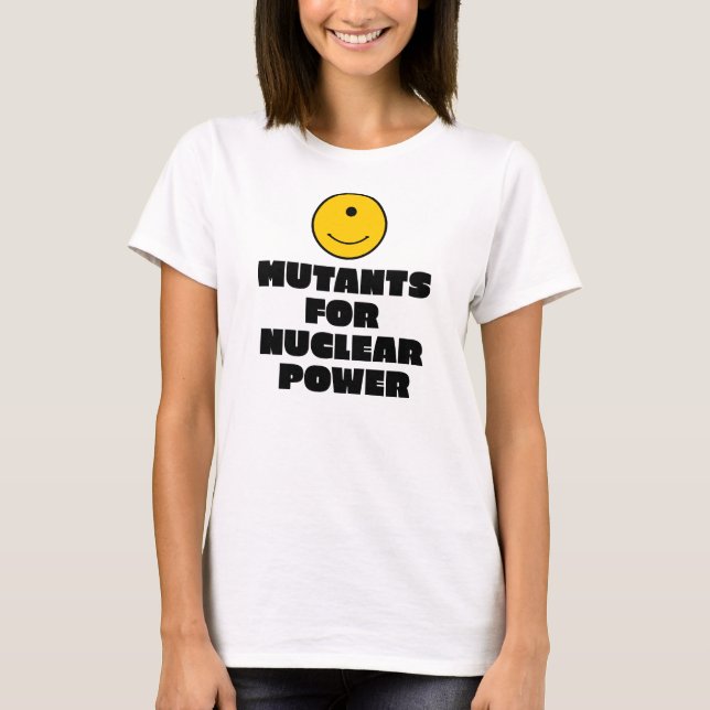 Camiseta Mutantes para la energía atómica (Anverso)