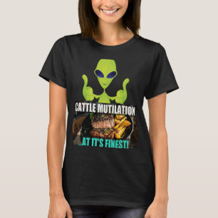 Camiseta Mutilación de ganado filete en su mejor vena de Ch
