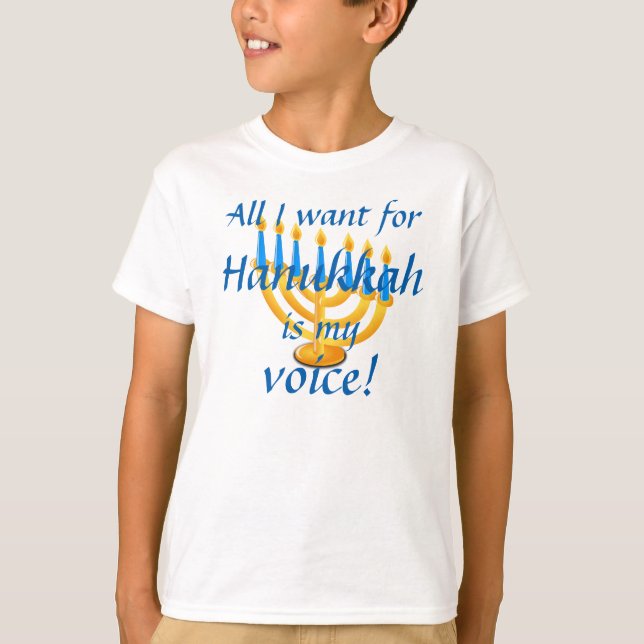 Camiseta Mutismo Selectivo Hanukkah (Anverso)