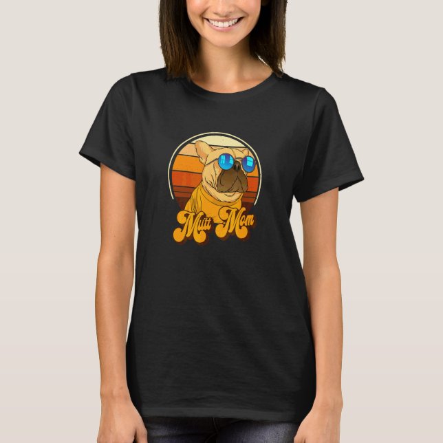 Camiseta Mutt Mamá Perro Divertido 12 (Anverso)