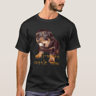 Camiseta Mutt Rottie Mom Rottweiler Baby Fuppy
