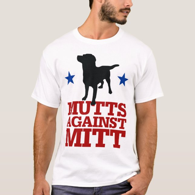 Camiseta Mutts contra el mitón (Anverso)