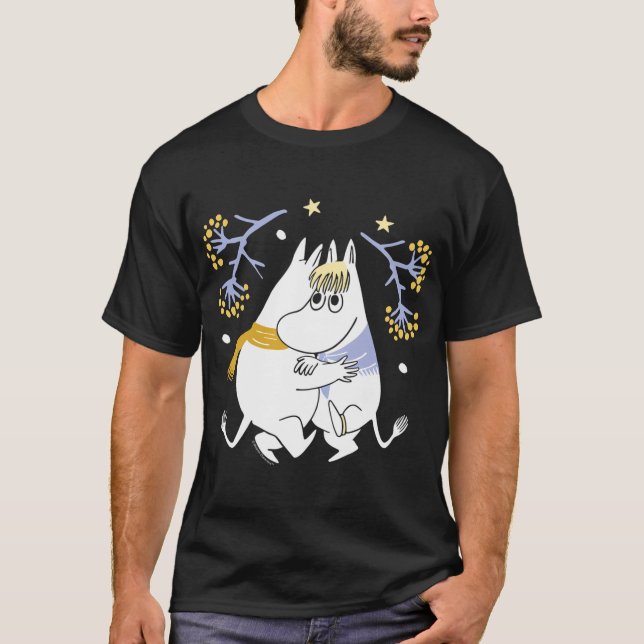 Camiseta Muumitroll enamorado corazón (Anverso)