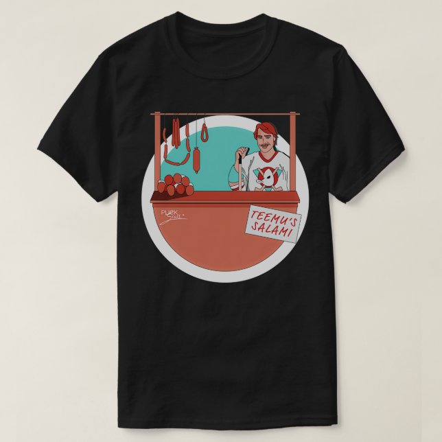 Camiseta mux27 Salami (Diseño del anverso)
