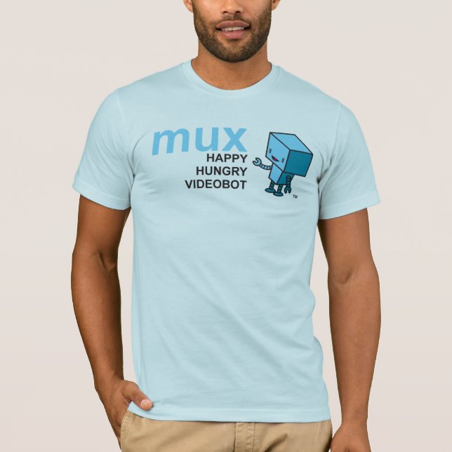 Camiseta Mux Videobot (Anverso)