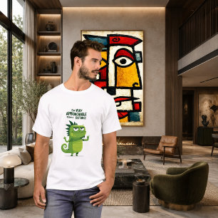 Camiseta Muy accesible desde una distancia Reptil divertido