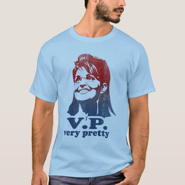 Camiseta muy bonita apenada Palin de Sarah V.P. (Anverso)