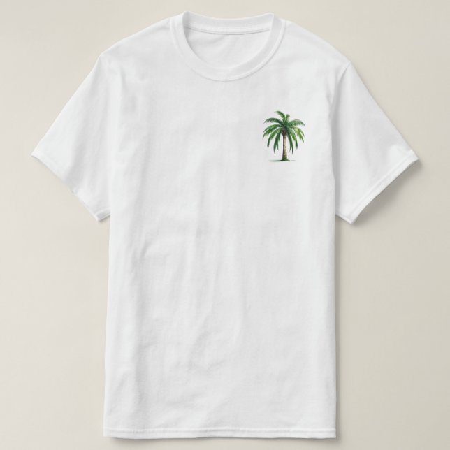 Camiseta Muy bonita palmera (Diseño del anverso)