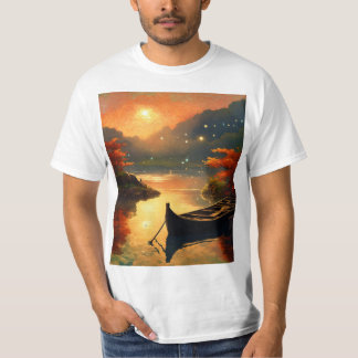 Camiseta Muy bonito cuadro de atardecer