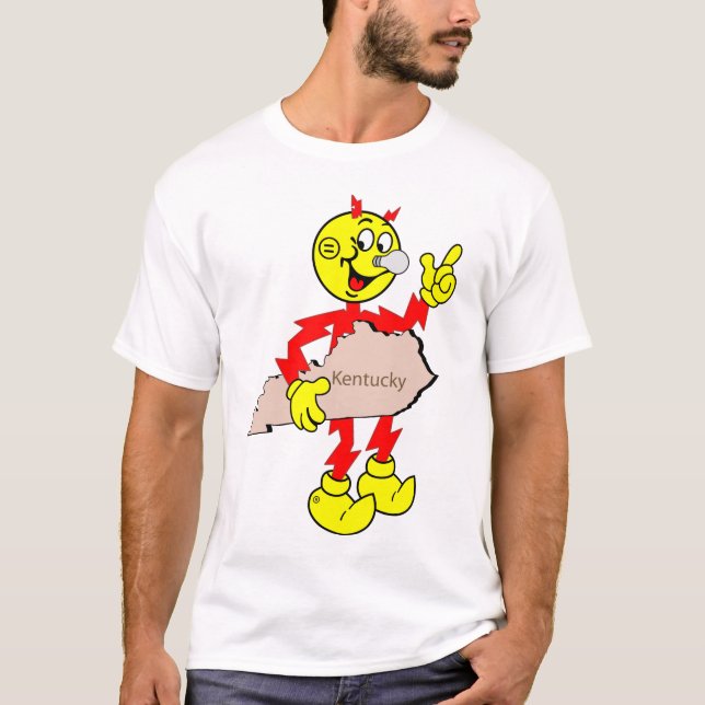 Camiseta Muy divertido Reddy Kilowatt Kentucky T-Shirt (Anverso)
