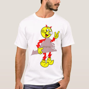 Camiseta Muy divertido Reddy Kilowatt Virginia T-Shirt