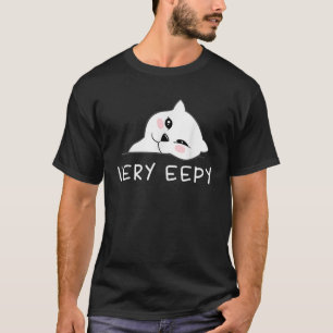 Camiseta Muy Eepsia Gato Gracioso Gato Mamá Papá Kawaii