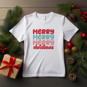 Camiseta Muy Feliz Navidad Letras Negrita