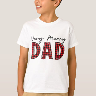 Camiseta Muy Feliz Padre Red Buffalo Navidades Familiares