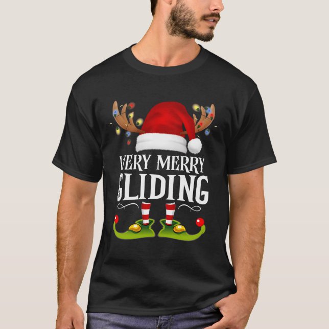 Camiseta Muy Feliz X-Mas Gliding (Anverso)