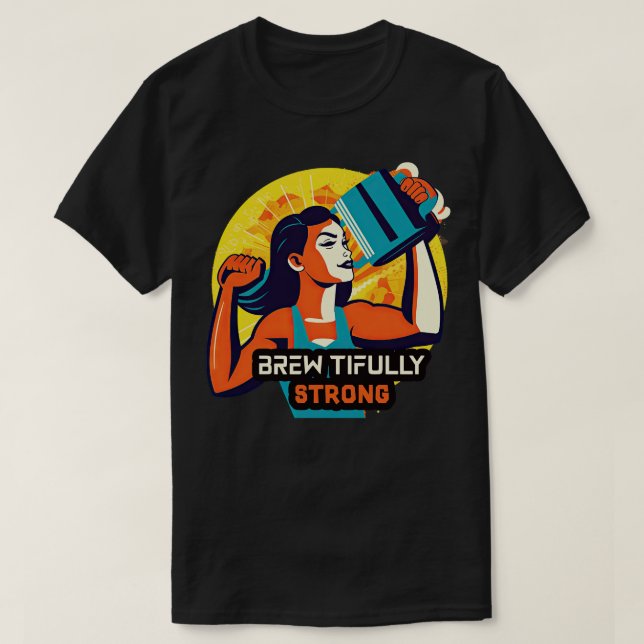 Camiseta Muy fuerte 1 (Diseño del anverso)