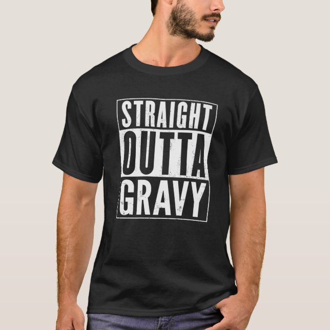 Camiseta Muy Gracioso De La Vintage Gravy (Anverso)