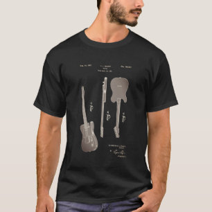 Camiseta Muy Guay Electric Guitar Patent T-Shirt